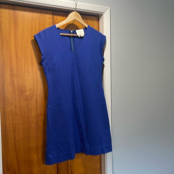 kate spade blue and gold dress kate spade new york Starlight Brocade Midi-Dress